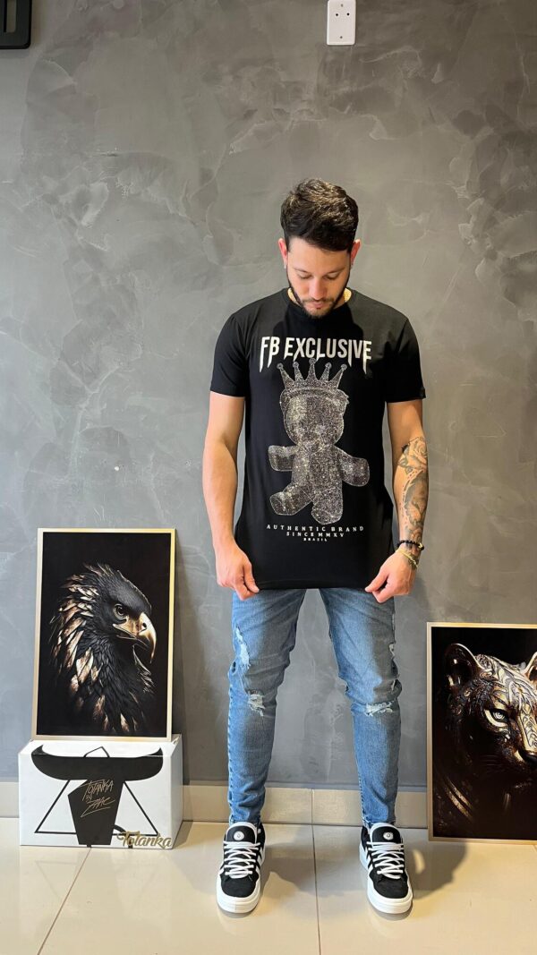 Camiseta Bear Strass Masculina Fb