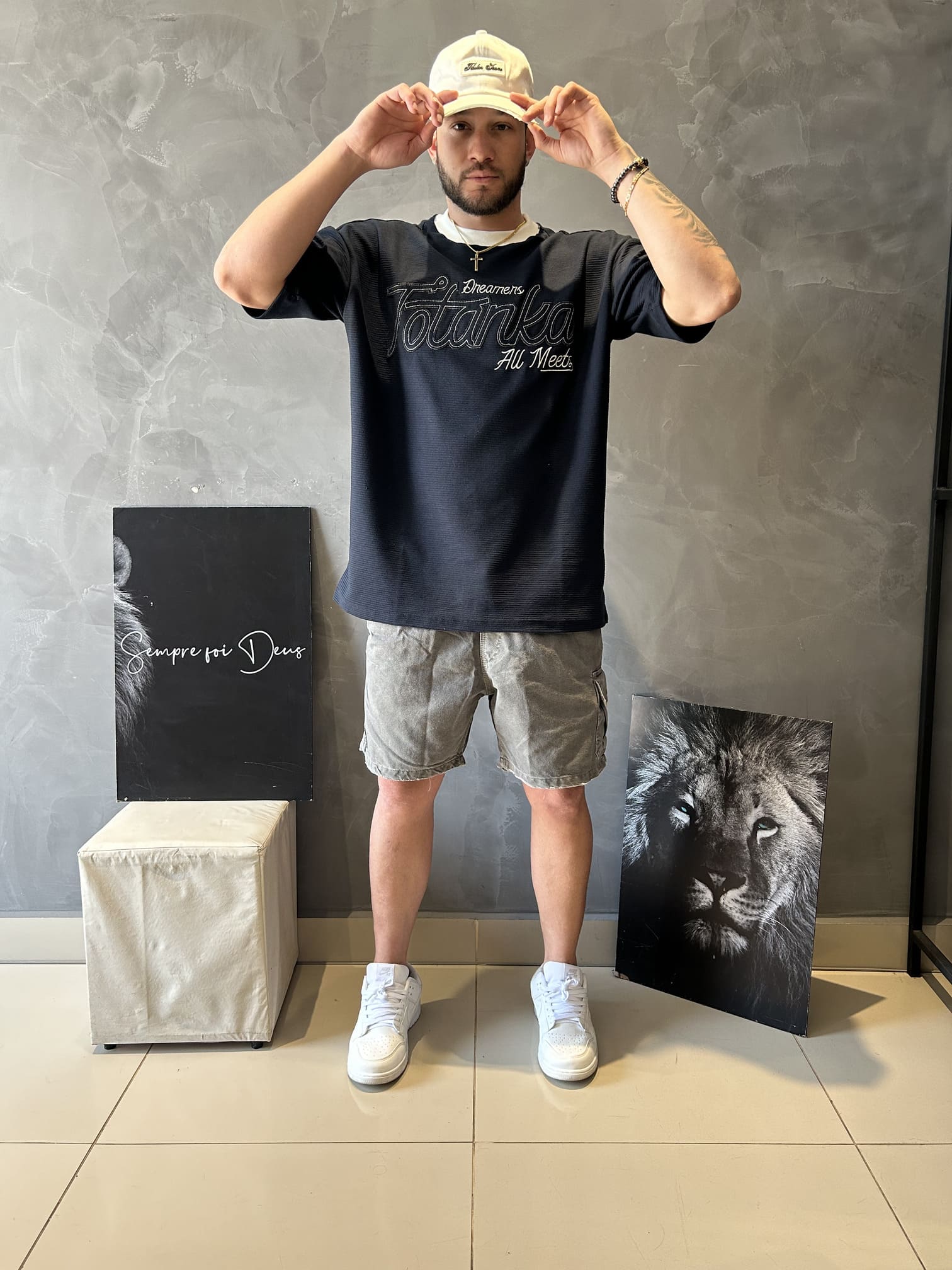 Camiseta Oversized Strong Hope Masculina