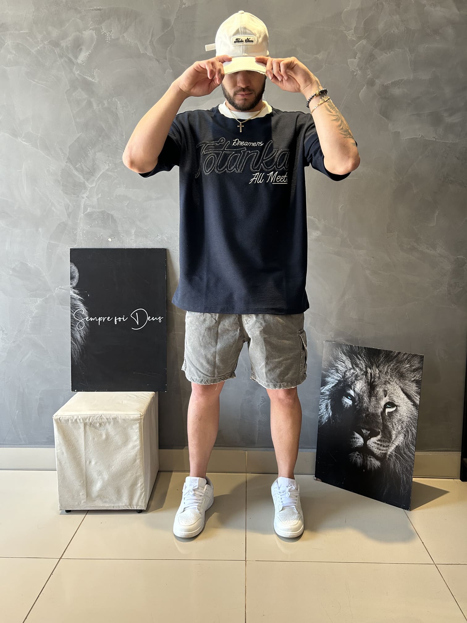 Camiseta Oversized Strong Hope Masculina