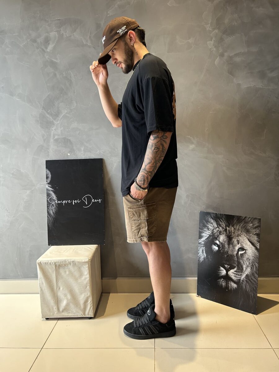 Camiseta Oversized Graffi Angel Masculina - Image 3