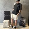 Camiseta Oversized Mess Masculina Preta