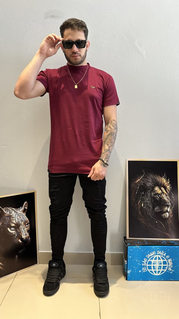 Camiseta Básica Metal Águia Masculina FB