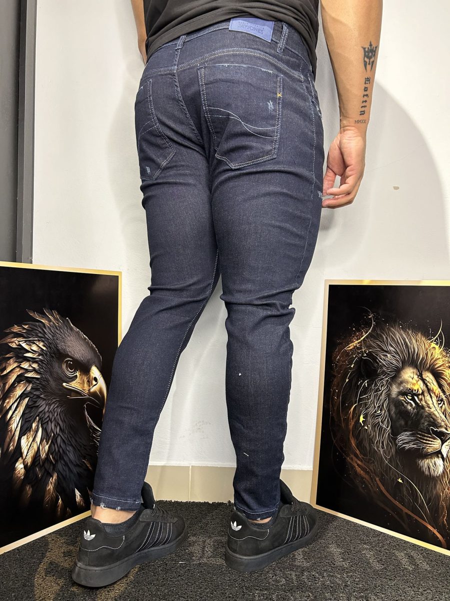 Calça Jeans Premium com Puídos Masculina - Image 4