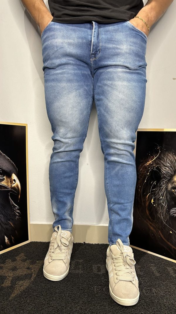 Calça Jeans Clara Básica Masculina
