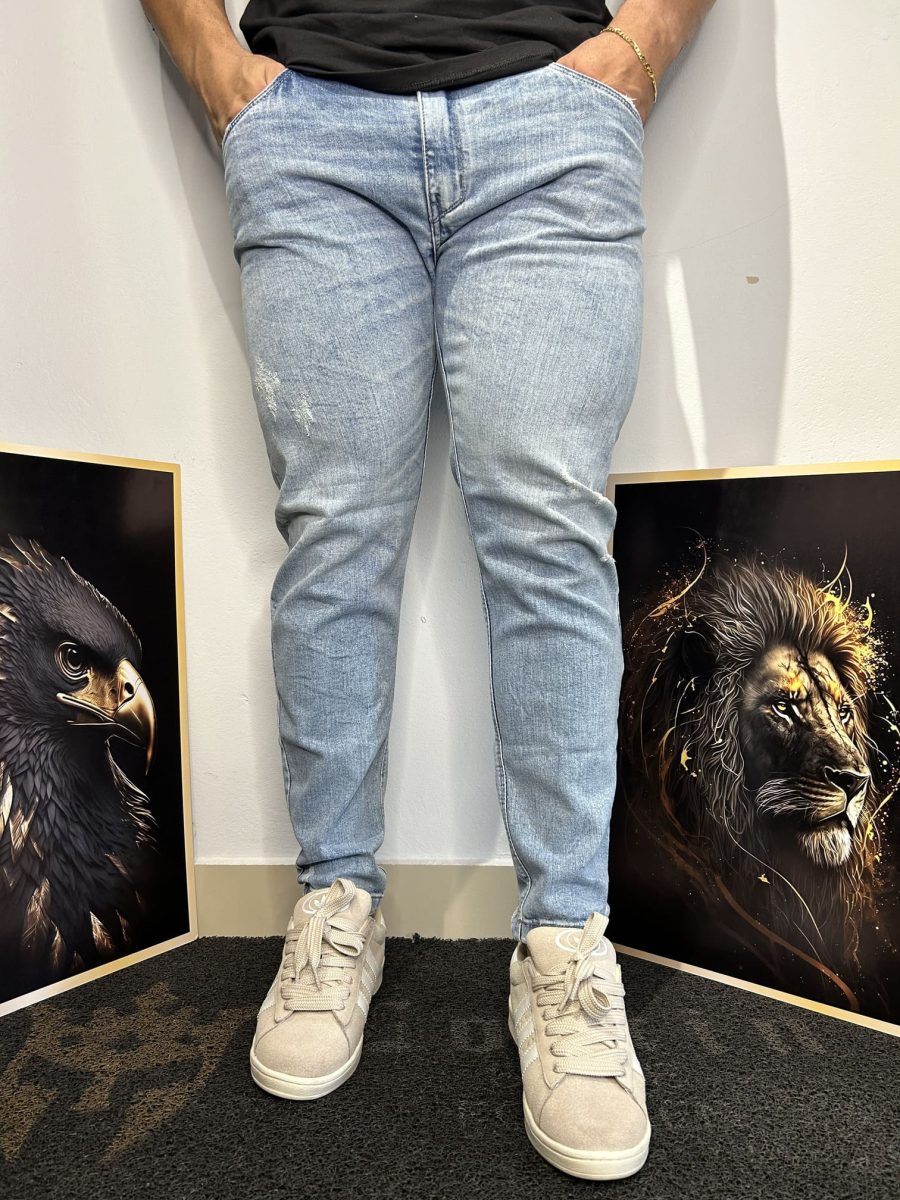 Calça Jeans Clara Básica Masculina Jay