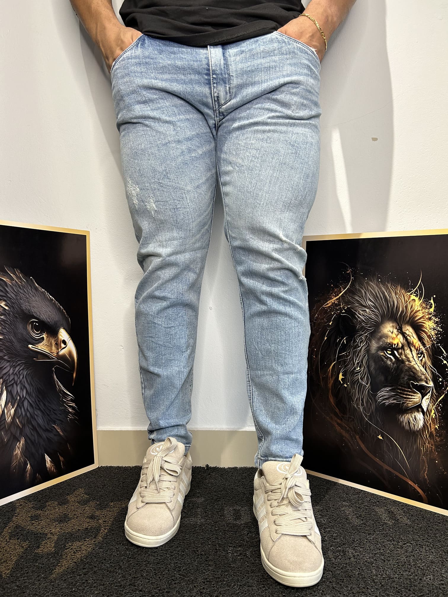 Calça Jeans Clara Básica Masculina Jay