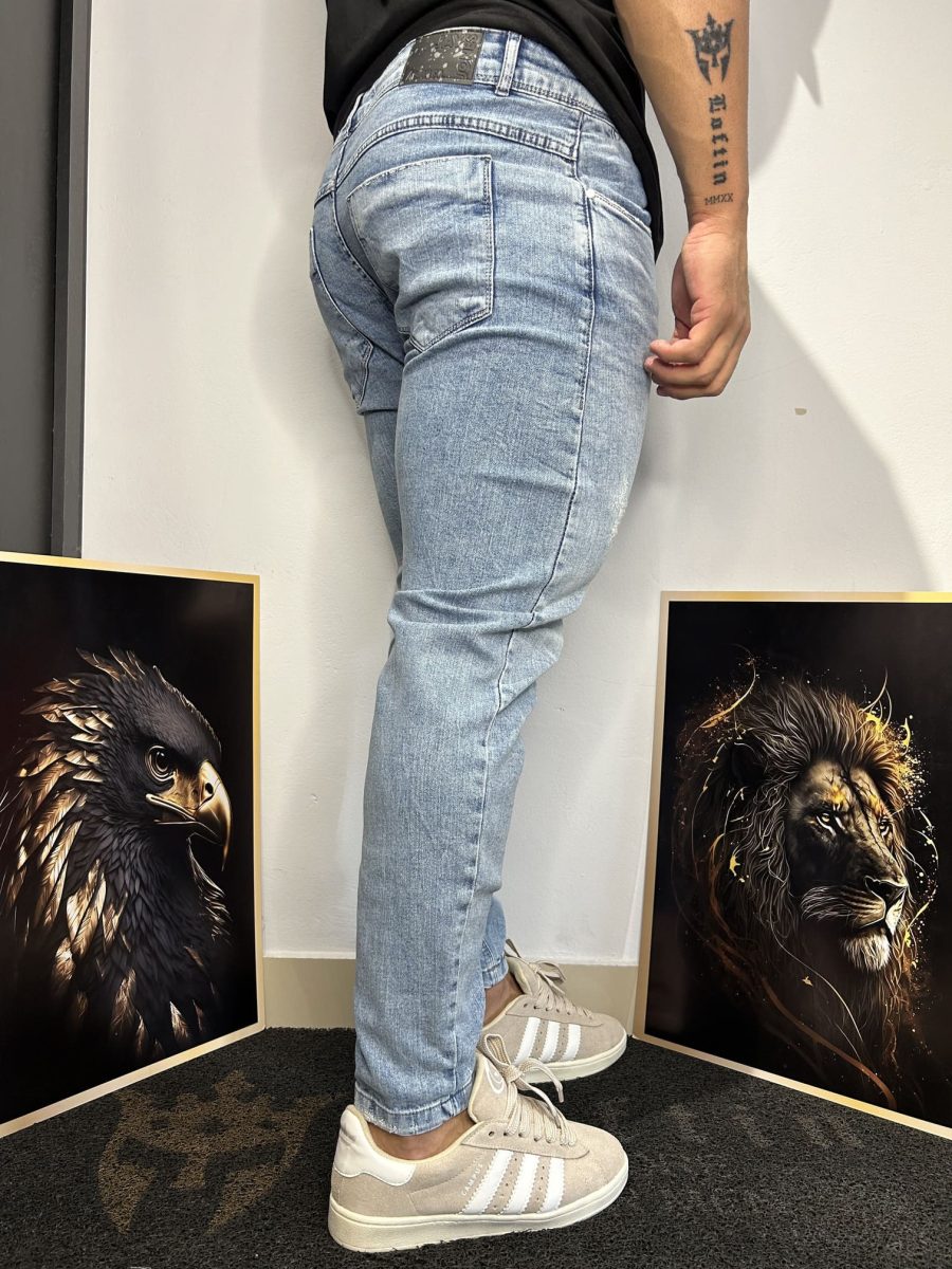 Calça Jeans Clara Básica Masculina Jay - Image 4