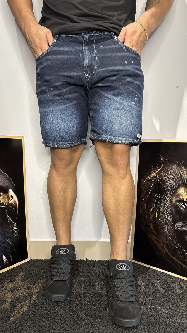 Bermuda Jeans Escura Masculina