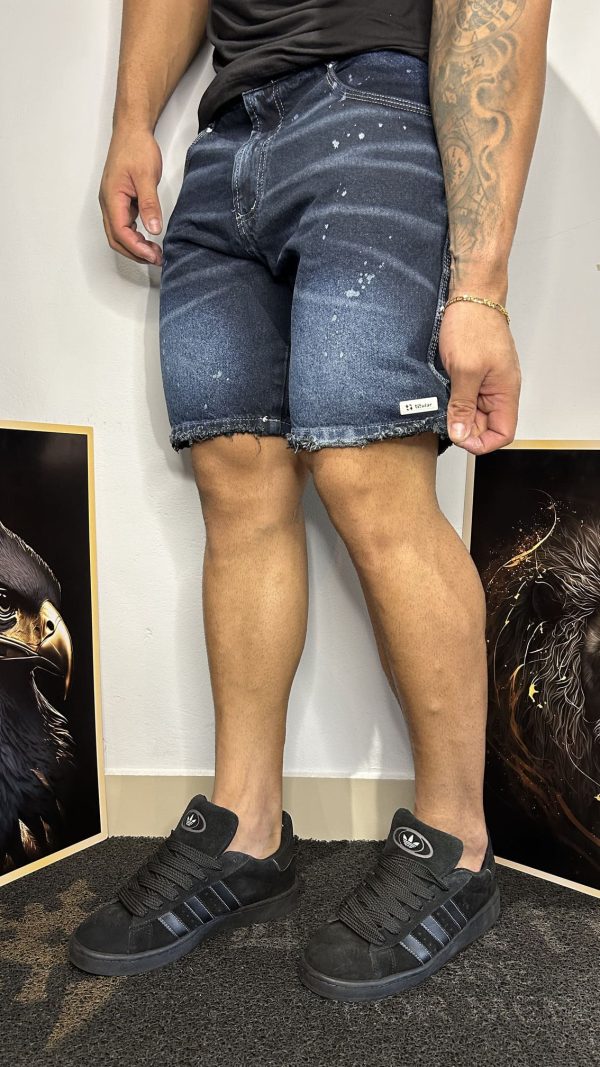 Bermuda Jeans Escura Masculina