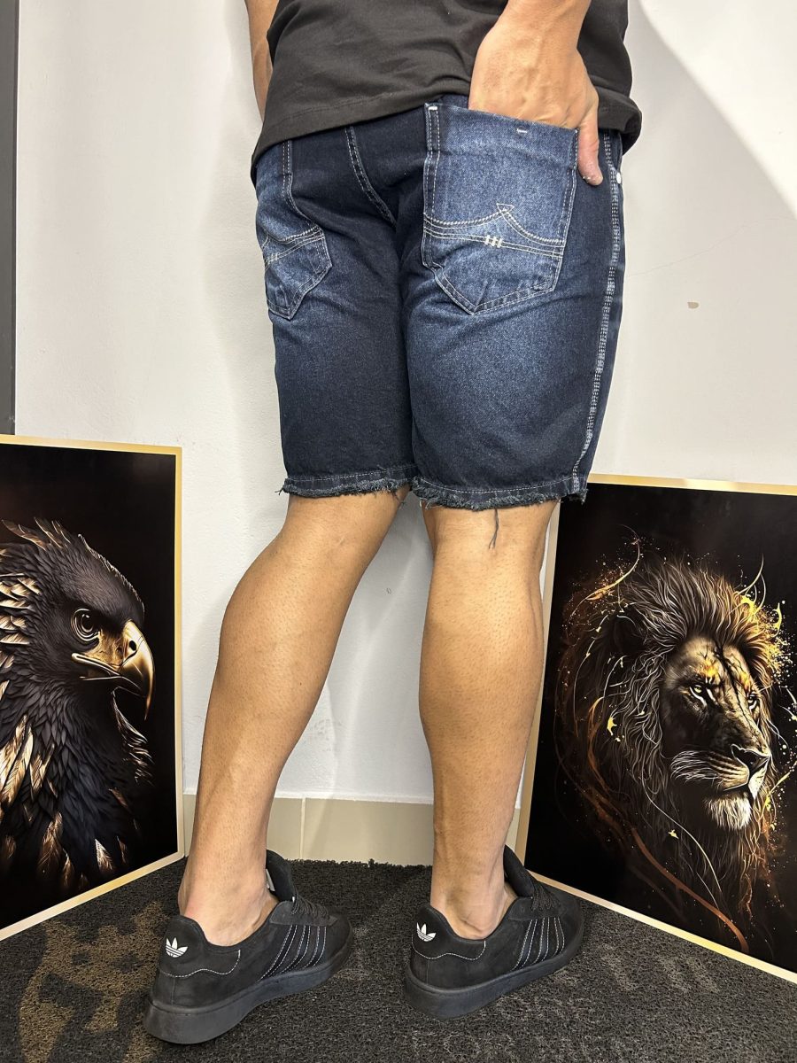 Bermuda Jeans Escura Masculina - Image 4