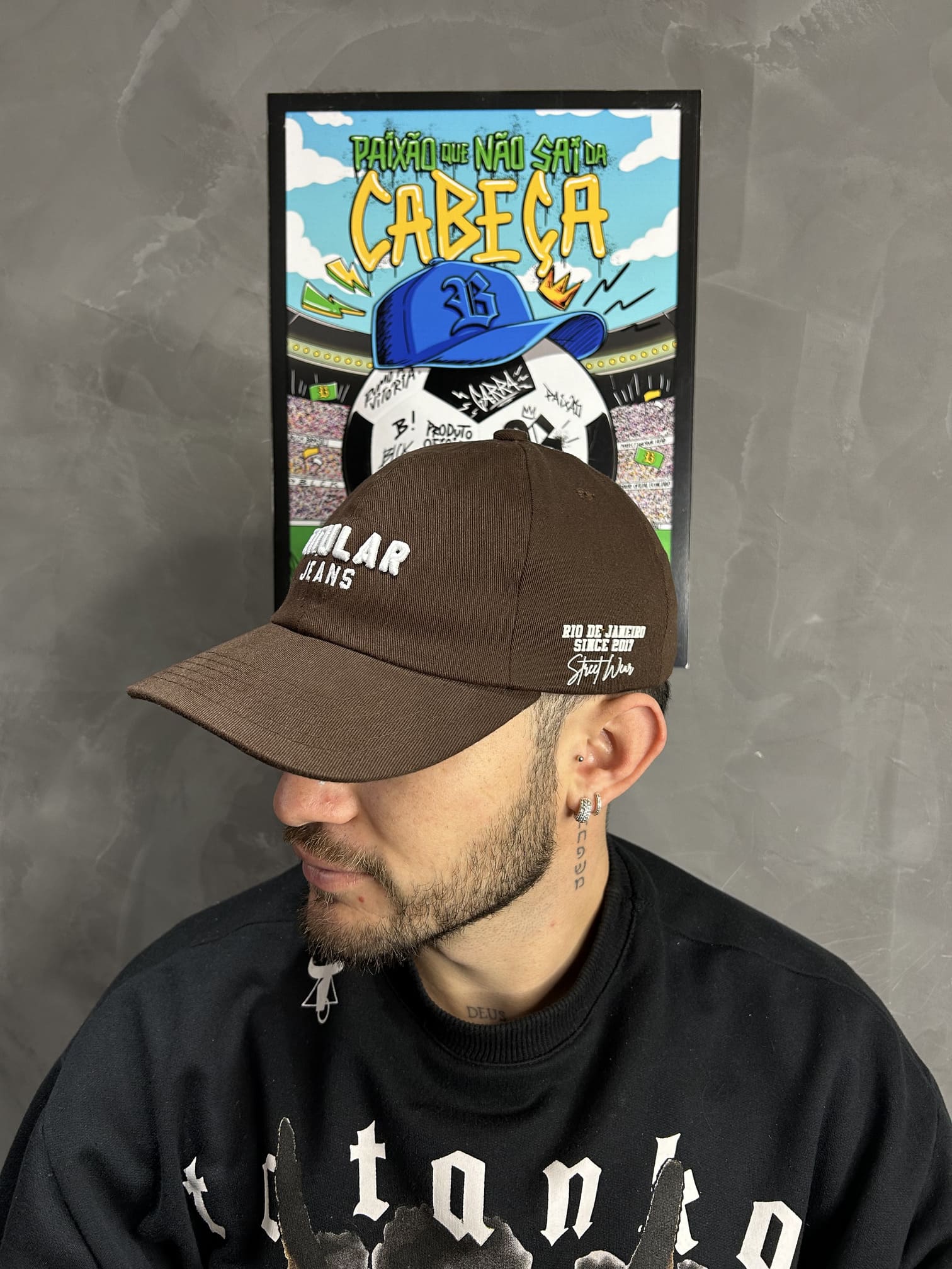 Boné Dad Hat Marrom