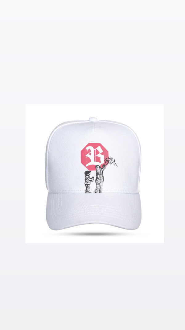Boné Snapback Branco Art Blessed