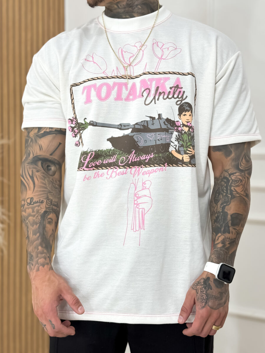 Camiseta Oversized Unarmed Off White - Image 3