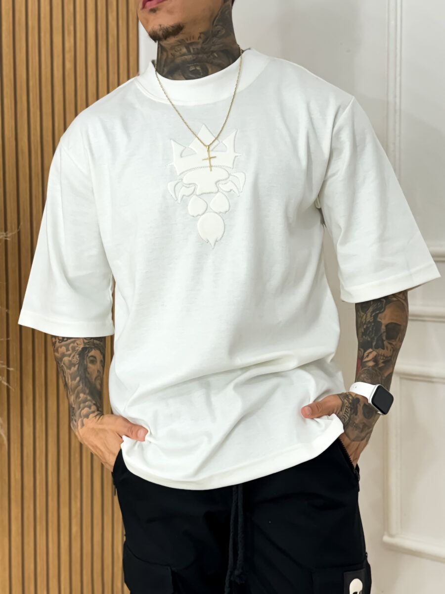 Camiseta Oversized Off White Kreta - Image 2