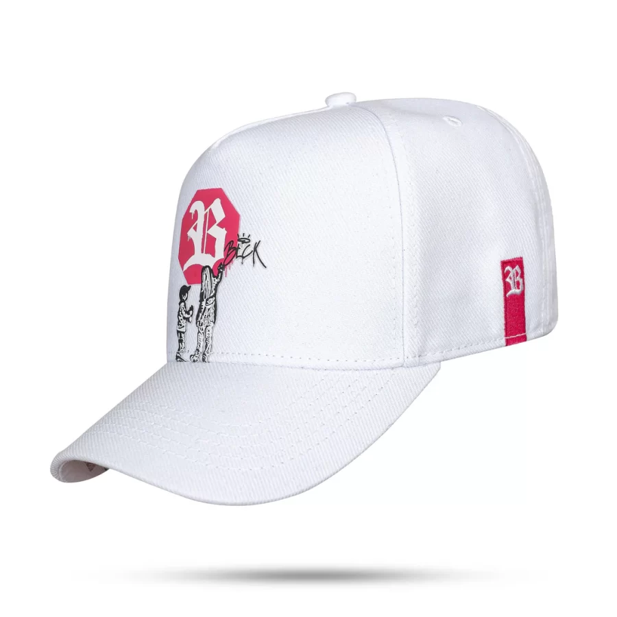 Boné Snapback Branco Art Blessed - Image 2