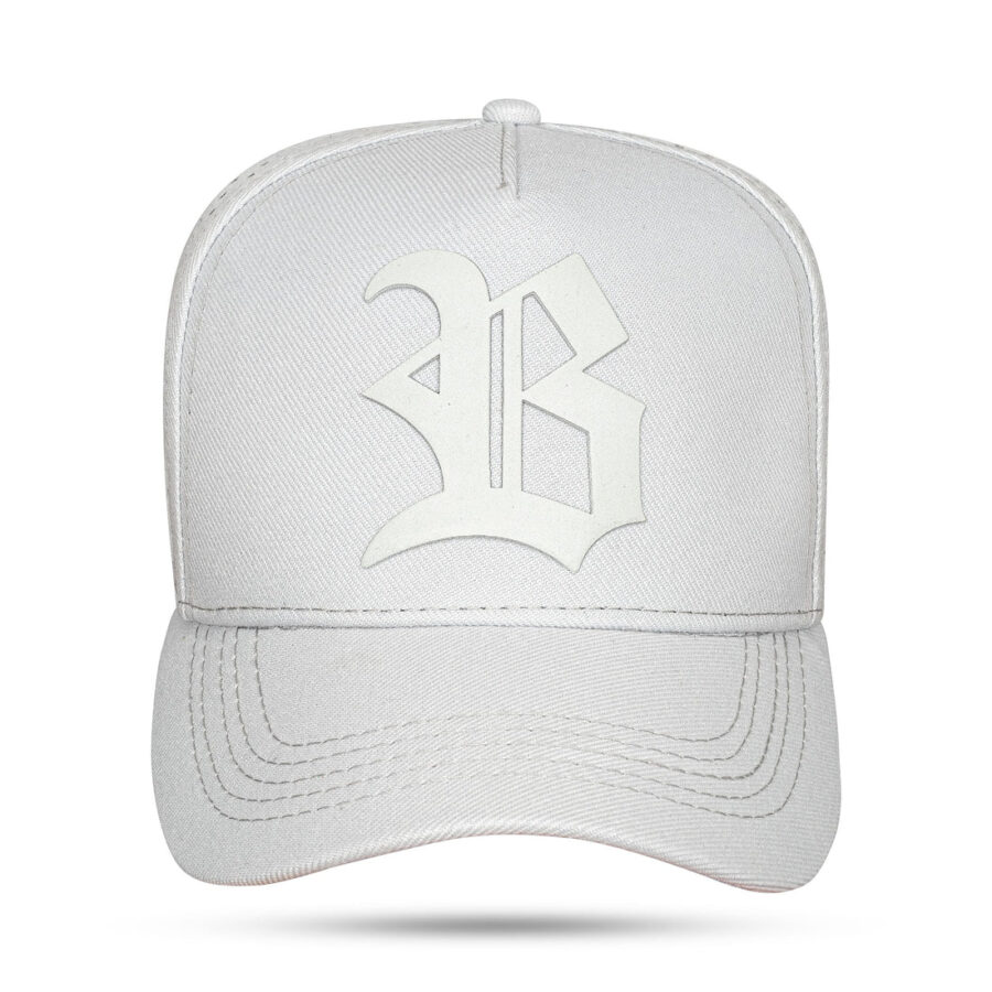 Boné Cinza Claro Trucker Laser Light Gray - Image 2