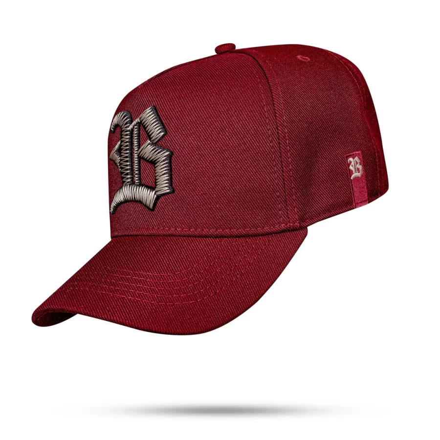 Boné Vinho Snapback Alto Relevo Zig Zag Bege - Image 2
