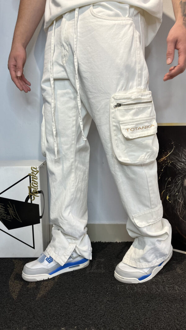 Calça Cargo Fake Lapel