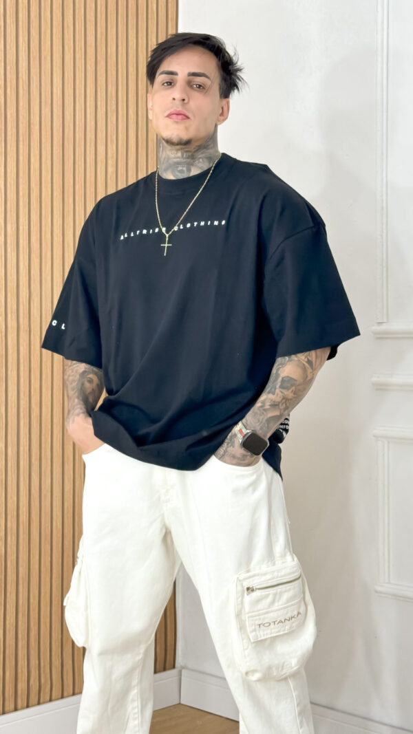 Camiseta Oversized Quality Black Alltribe