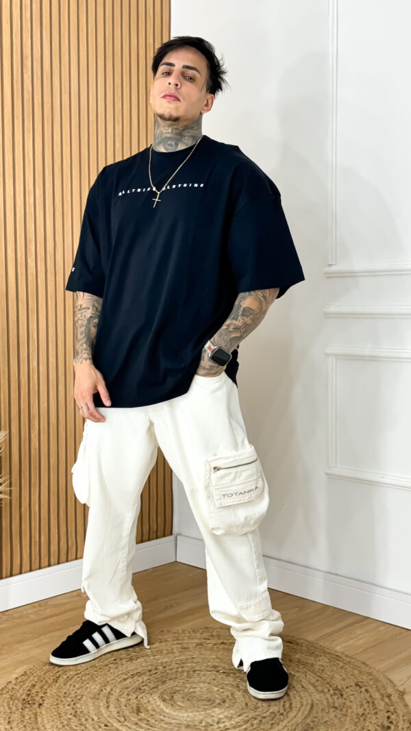 Camiseta Oversized Quality Black Alltribe