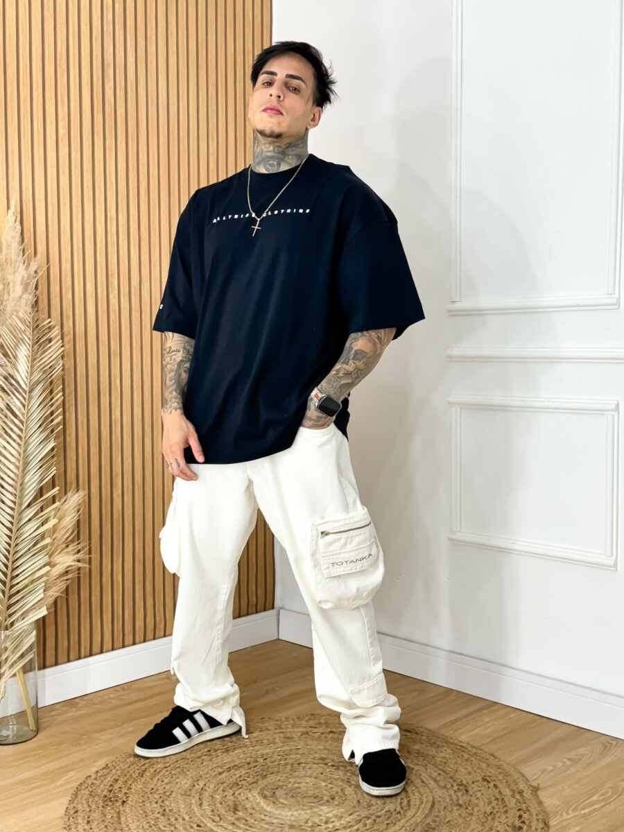 Camiseta Oversized Quality Black Alltribe