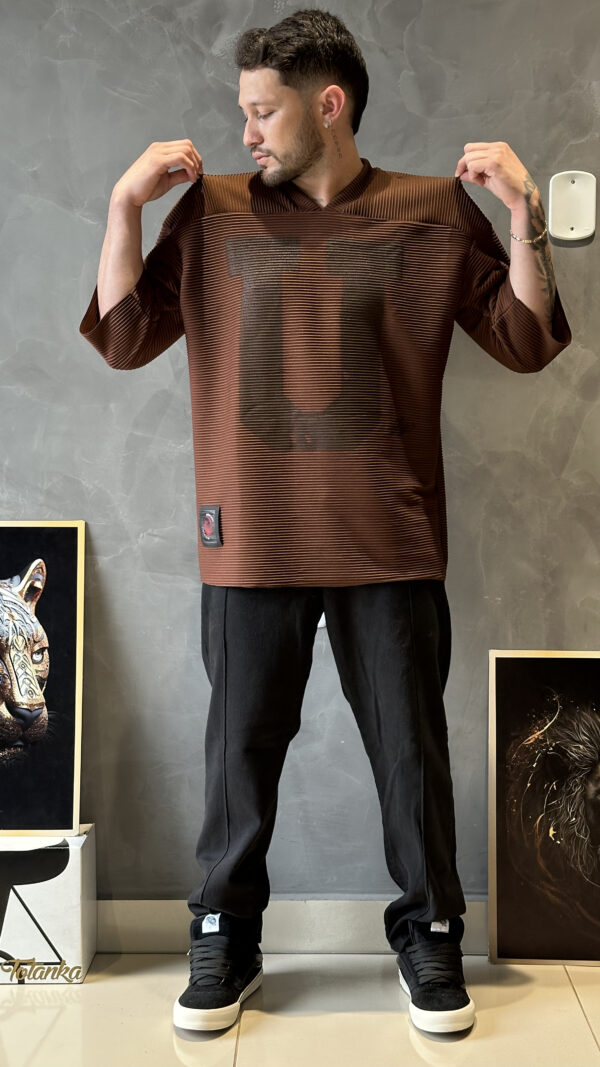 Camiseta Oversized Unity Marrom
