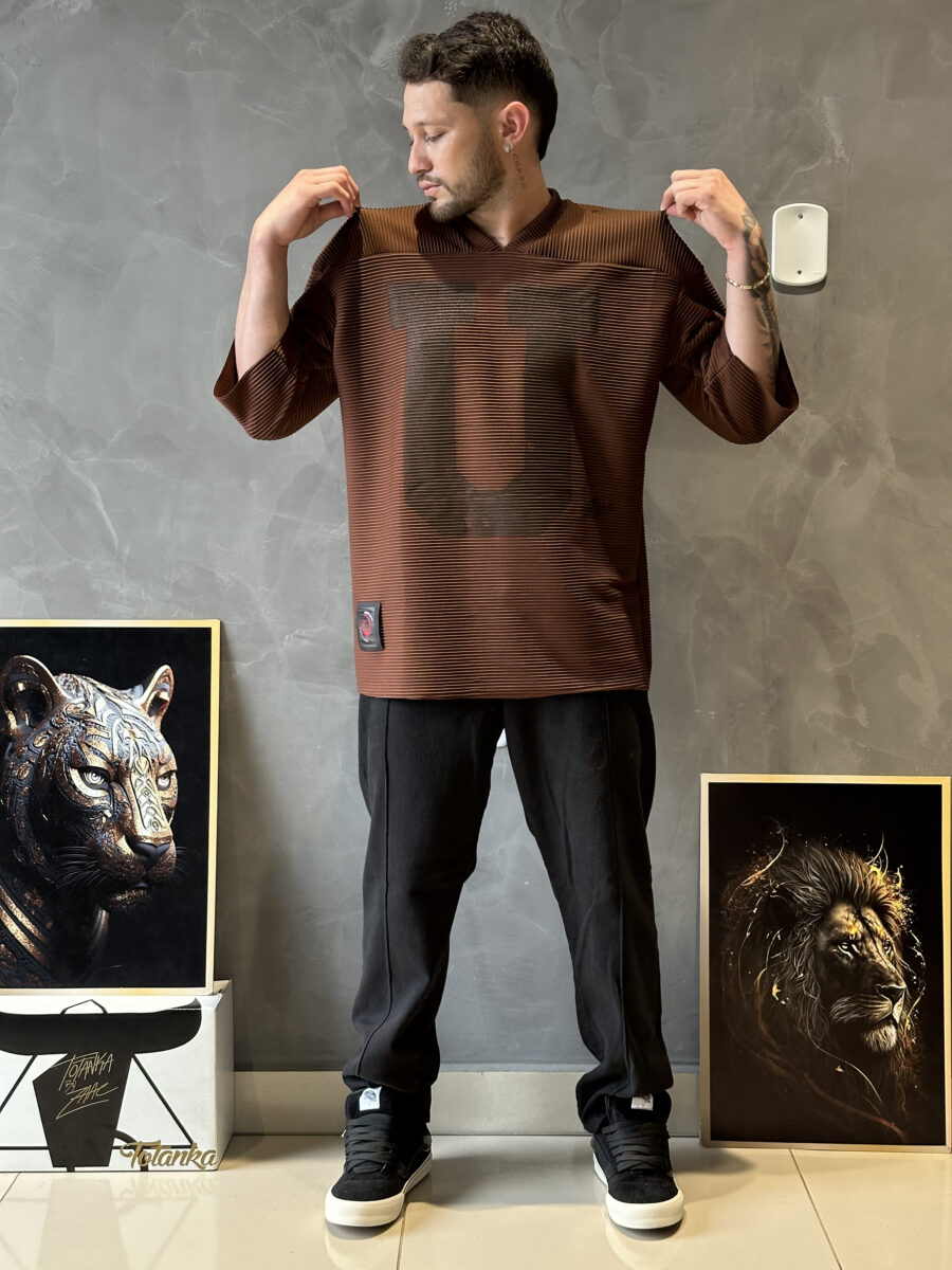 Camiseta Oversized Unity Marrom