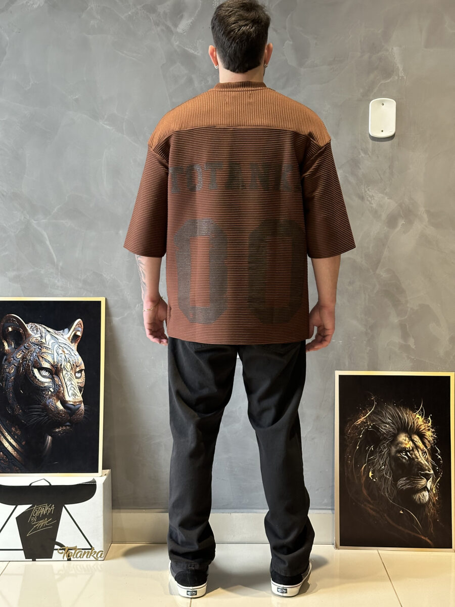 Camiseta Oversized Unity Marrom - Image 4